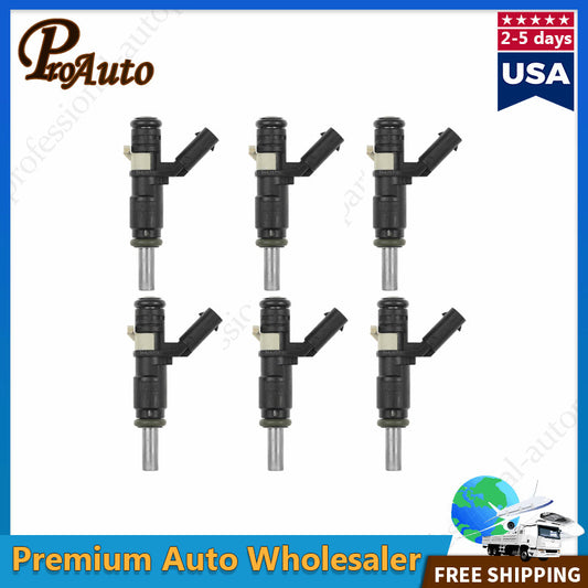 6PCS Fuel Injectors A2720780249 for Mercedes-Benz E350 R350 S400 3.5L V6