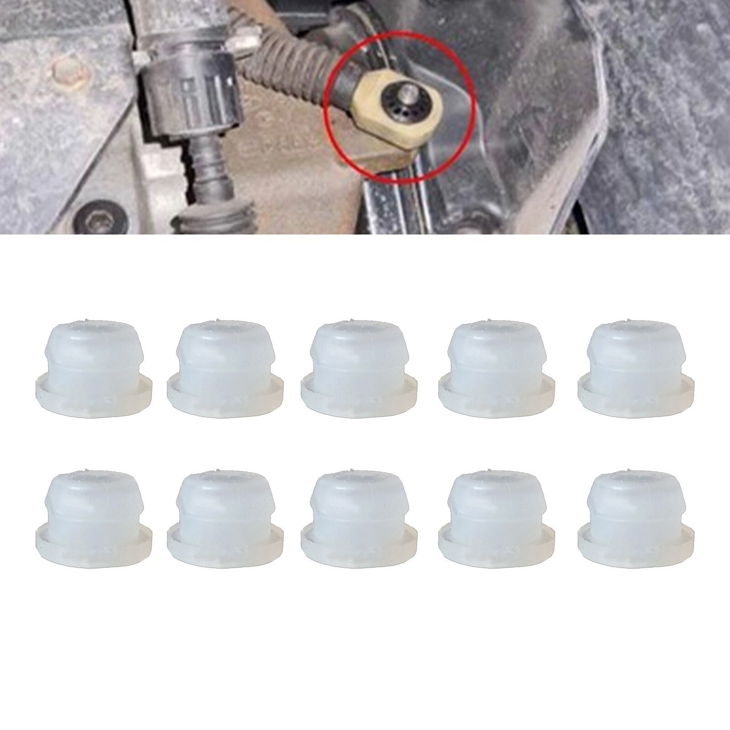 10x Automatic Shifter Cable Linkage End Bushing for Dodge For Avenger 2008-2014