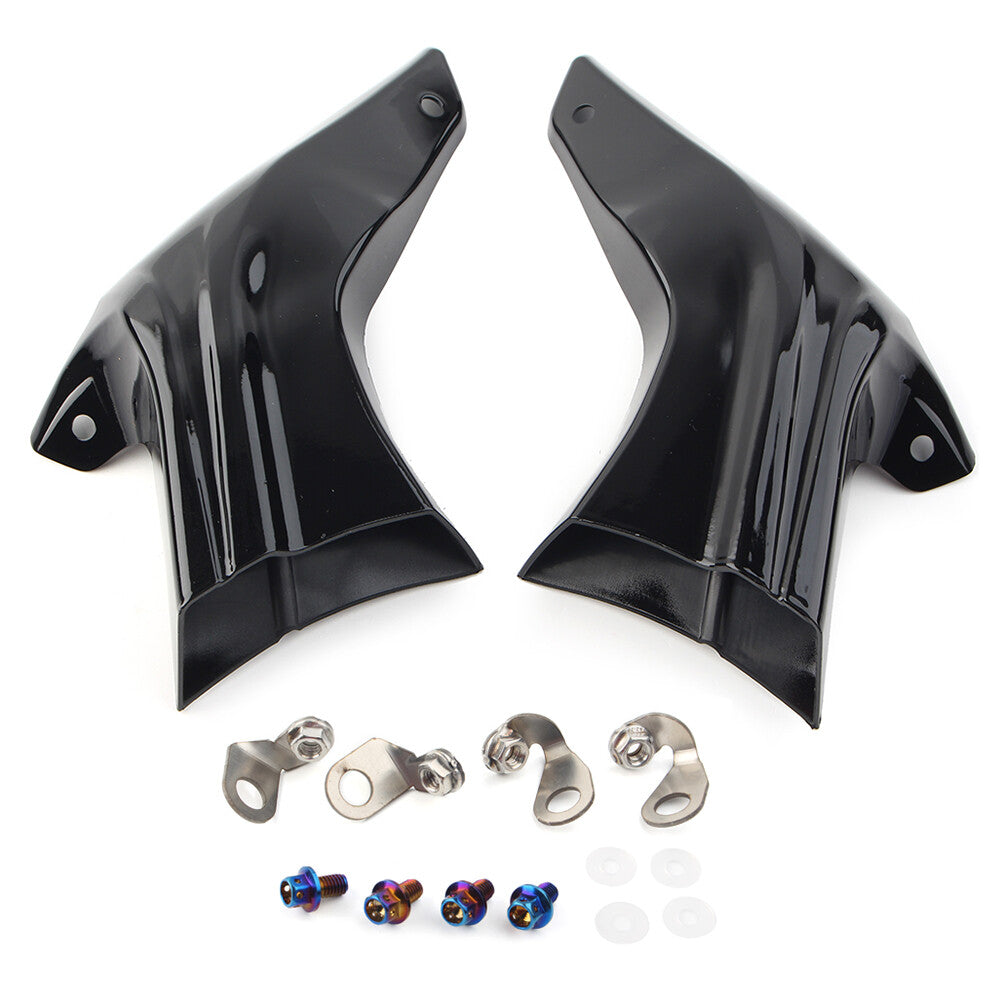 Brake System Air Cooling Cover Ducts Mount Kit Fit for BMW S1000RR R1250GS Black
