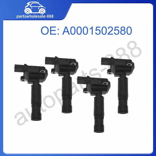 A0001502580 4PCS Ignition Coil for Mercedes-Benz C250 SLK250 2012-2015