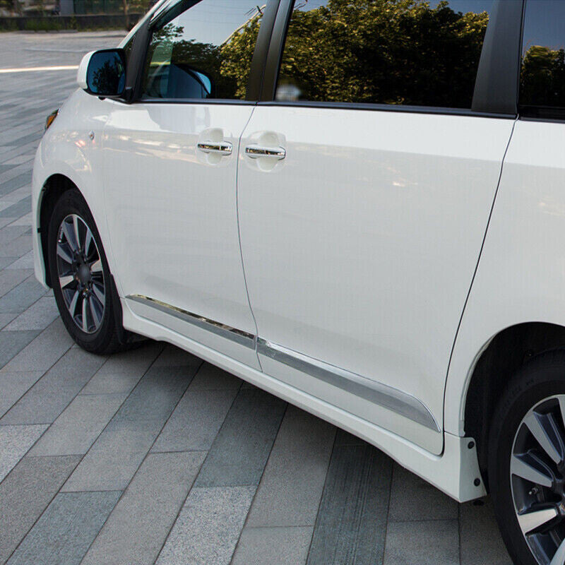 for Toyota for Sienna 2011-2020 Chrome Side Door Body Guard Molding Cover Trim 4pc