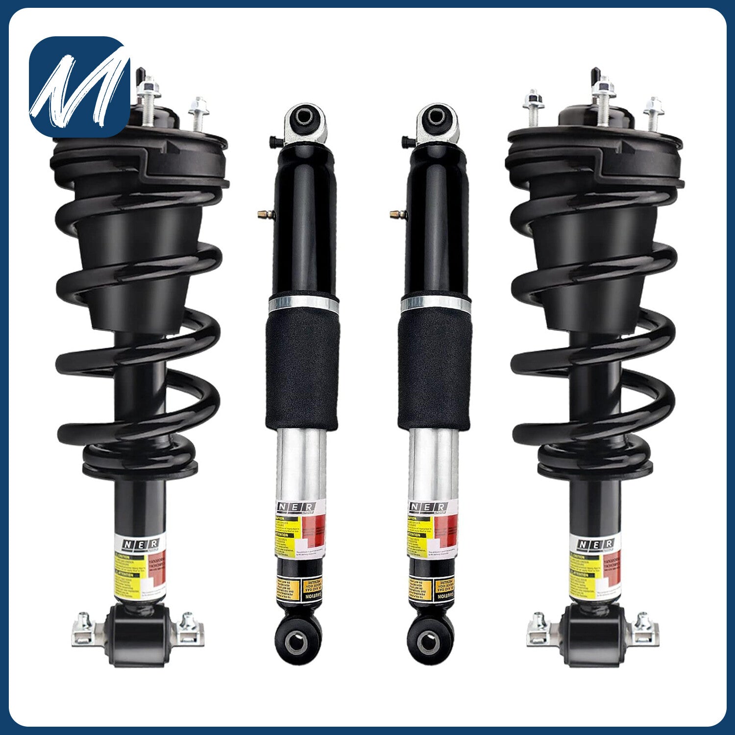 2-Pack for 12-25 for Lamborghini Aventador Rear L&R Shock Absorber Assist with Lifting Magnetic 