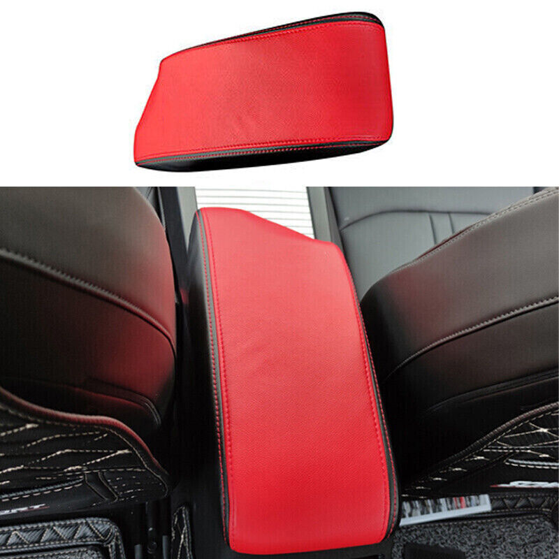 for Hyundai Sonata 2020-2023 Red+Black Center Console Armrest Cover Cushion Pad