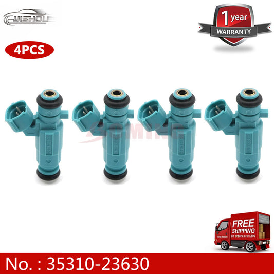 35310-2330 4-Piece Fuel Injector Kit for Hyundai Tiburon 2003-2008 353102330 new