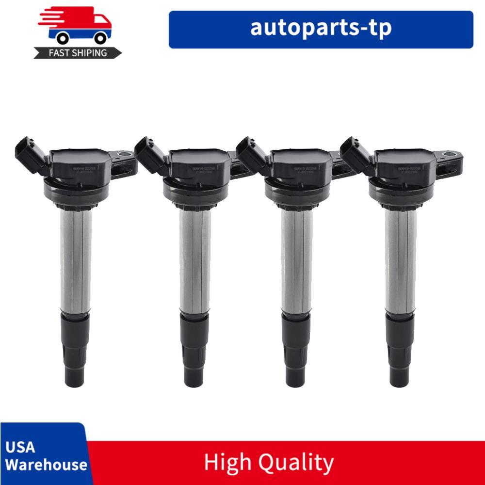 4X Ignition Coils Bobinas for 2009-2017 for Toyota for Corolla Prius 1.8L L4 UF596 UF619