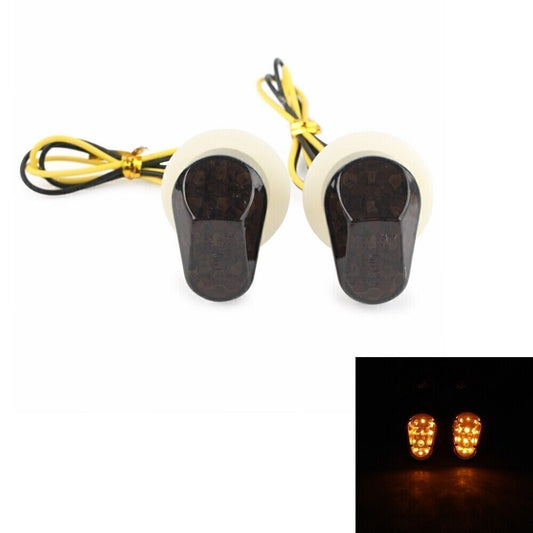 LED Turn Signal Light Indicator Amber Lamp Clear Lens Fit for Yamaha YZF R1 R6 R6S