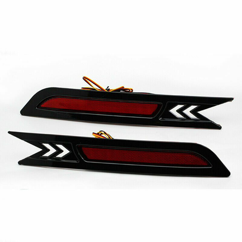 for Honda CRV CR-V 2010 2011 Rear Bumper LED Reflector Brake Fog Light Lamp 2Pcs