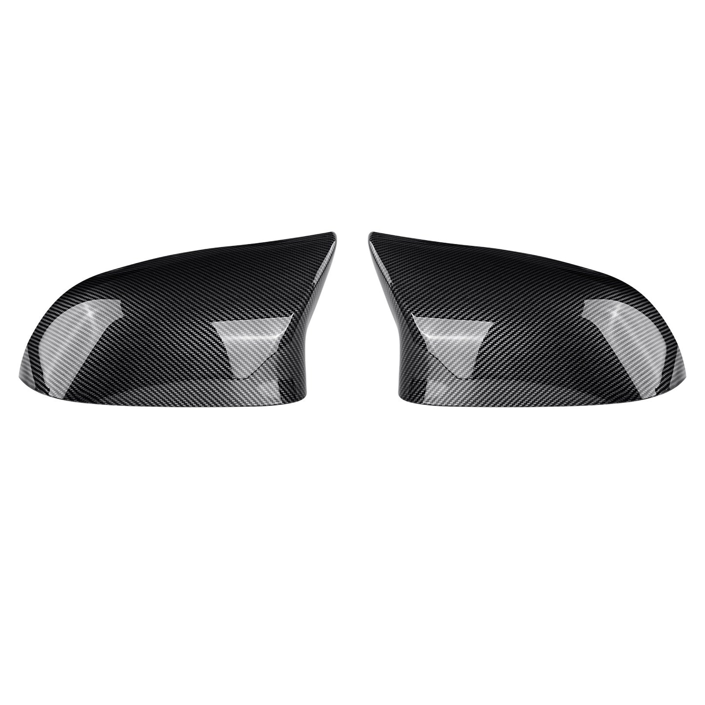 Two carbon fiber mirror protective covers, Model M, suitable for BMW X5 F15 X6 F16 28i 35i (2014-18)