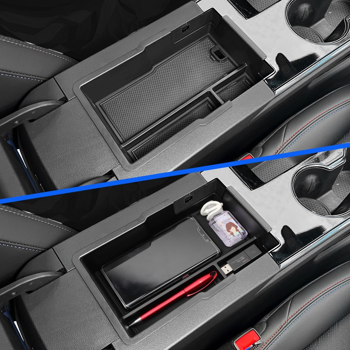 for Chevrolet for Chevy Equinox 2024 2025 Armrest Storage Box Organizer Tray