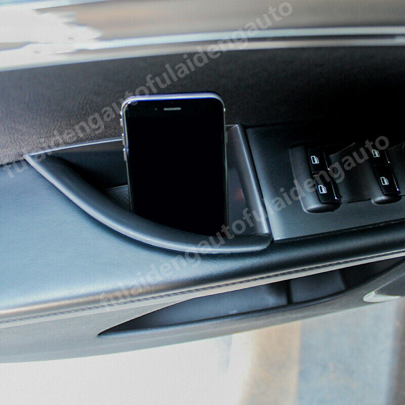 for Lincoln MKX 2016-2018 Black Interior Side Door Storage Box Holder Container