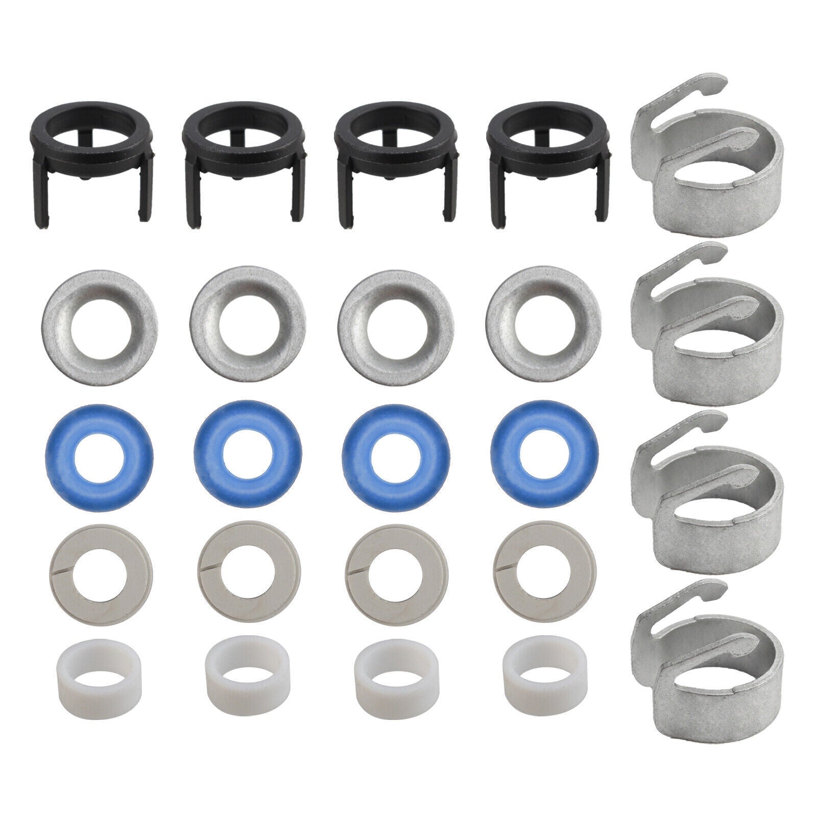 4Set Fuel Injector O-ring Seals Repair Kits for AUDI A3 A4 A5 A6 Q3 TT Q5 for VW