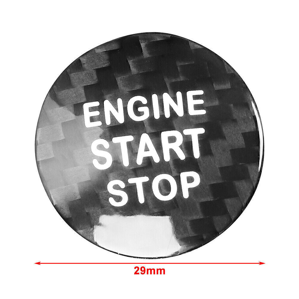 Carbon fiber Car Engine Start Stop Button cover Fit for LEXUS IS250 350 2006-2013