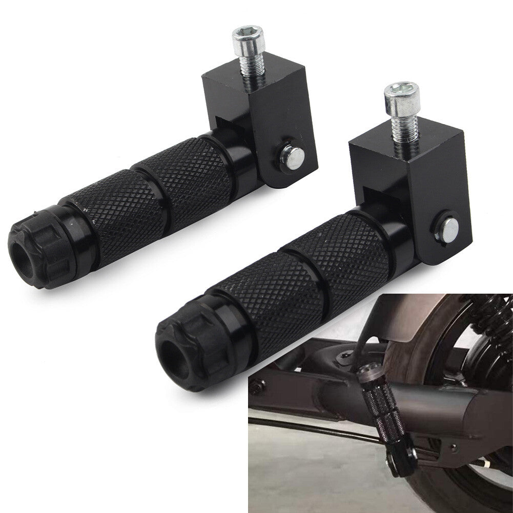Fit Electric Motor Bicycle ATV Motor M8 Footpegs Folding Passenger Foot Pegs