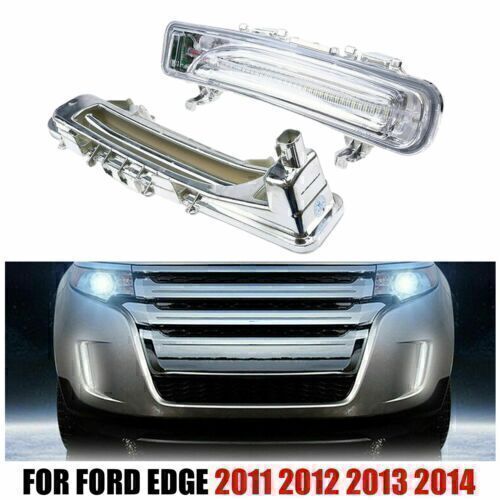 LH RH LED SUV Fog Lamp Light DRL for Ford Edge 2011-14 Turn Signal ReplacemeMI