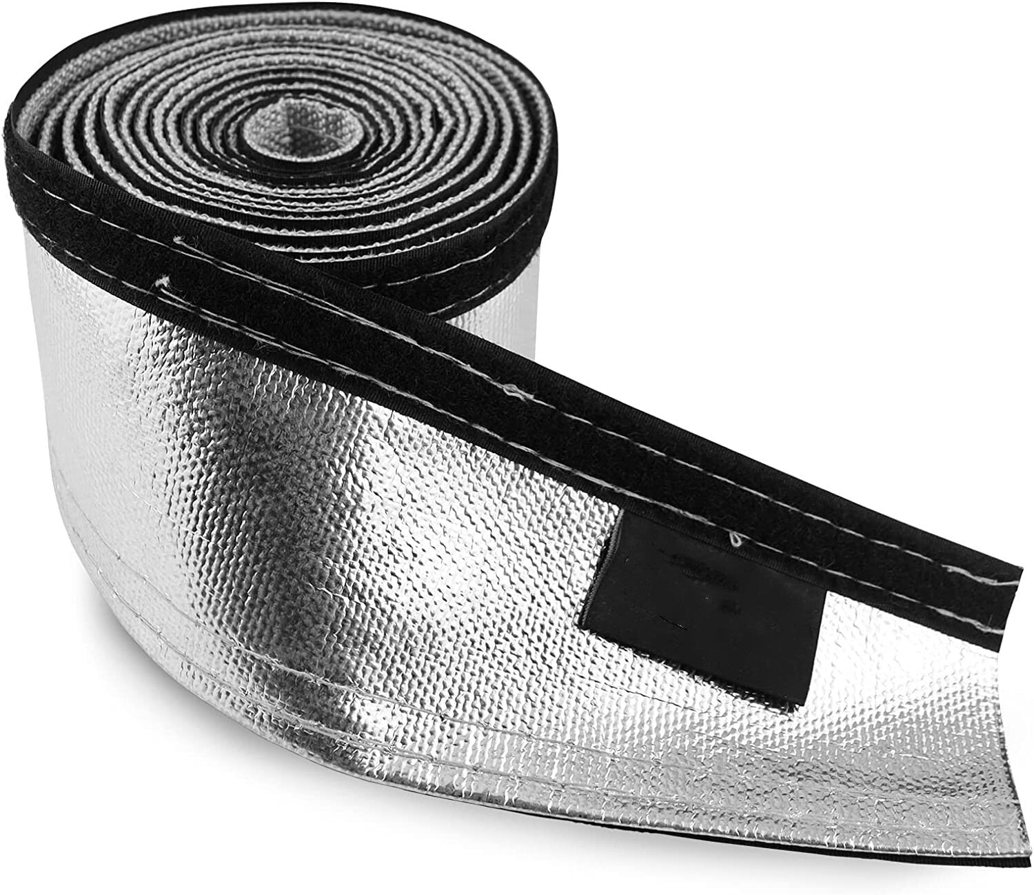 Metal heat shield cover 1/2 inch 10 ft insulated wire conduit cover wrapped with fabric tubing