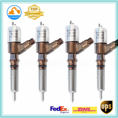 4x Common Rail Injector 2645A746 320-0677 for Cat C6.6 E320D E323D 420E Engine