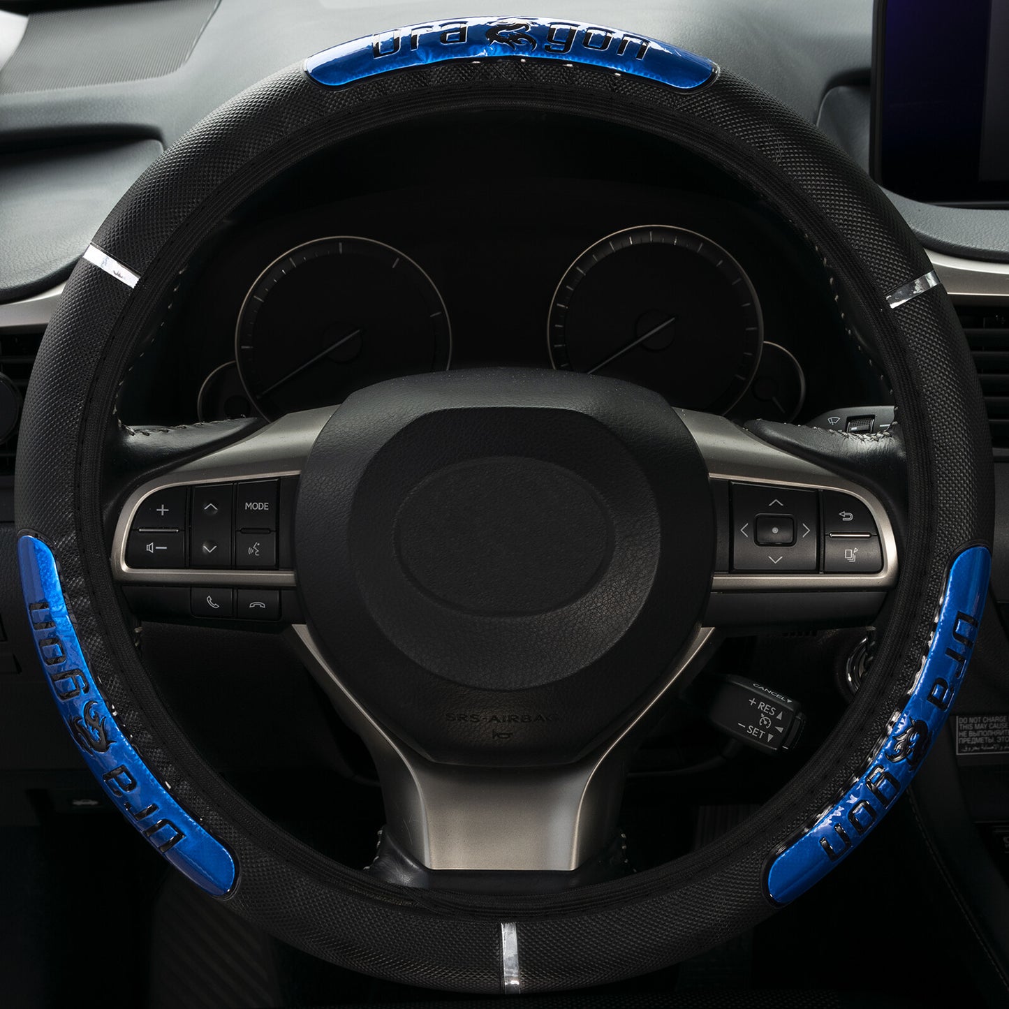 ?37- 38 cm car steering wheel cover steering wheel cover steering wheel protector protection black blue