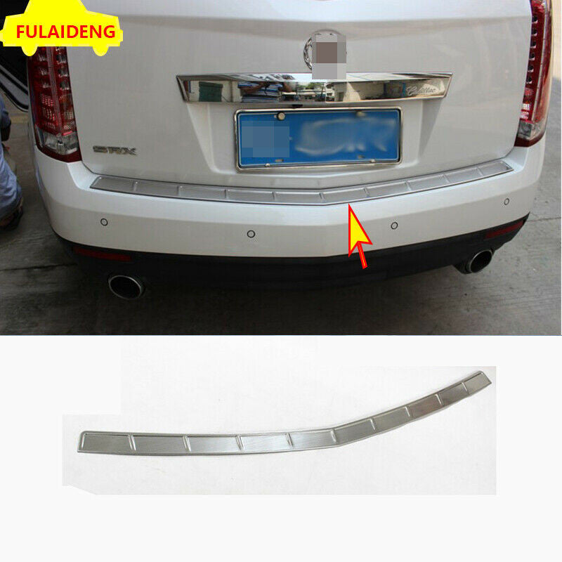for Cadillac SRX 2010-16 Rear Bumper Protector Door Sill Scuff Plate Cover Steel