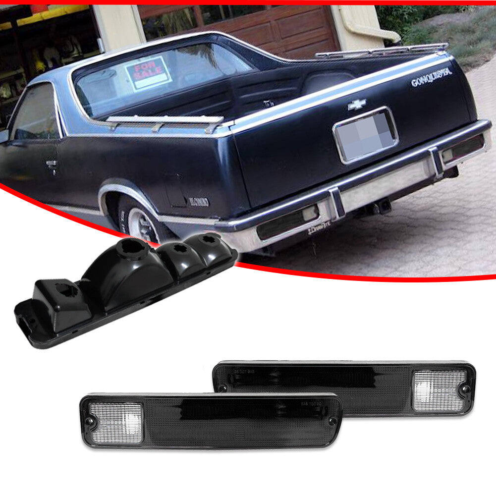 Smoked taillight housing kit suitable for Chevrolet El Camino Malibu for GMC Caballero 79-87