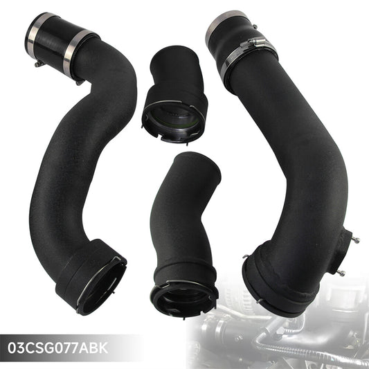 Aluminum Charge Pipe + Boost Pipe Hose Kit for BMW F07 F10 535i 640i 740i N55