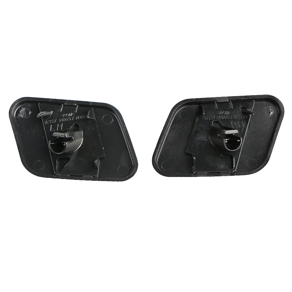 2 Headlight Washing Machine Nozzle Spray Cover for Nissan Qashqai J10 2006-2010