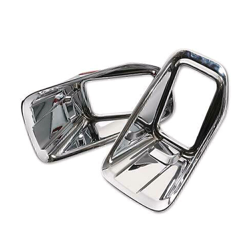 Car Front Fog Light Lamp Decoration Cover Trim Fit for Ford F-150 2015 - 2018 Chrome