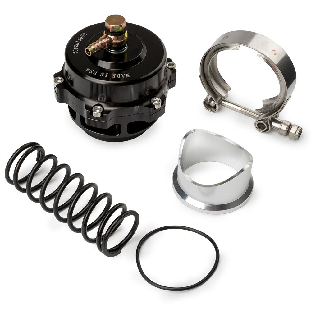 11919-10634 Black Q Series 50mm Blow Off Valve BOV (Ver. 2) Set For TIAL Flange
