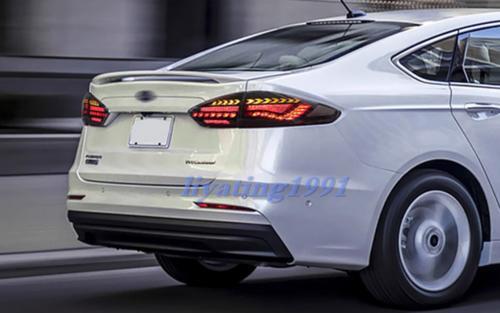 Smoke Black LED Dynamic Signal for Ford Fusion Taillight Assembly 2019-2020
