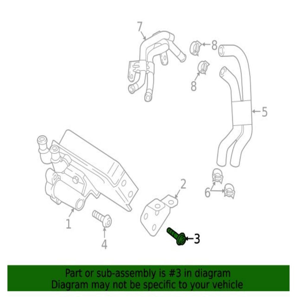 N91126101 Oil Cooler Bolt for Audi - Discounts Available