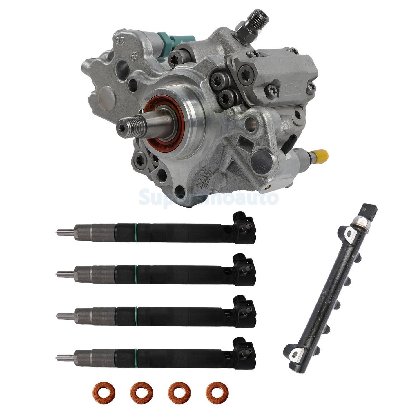 Fuel Common Rail Injector Pump kit For Doosan Bobcat T450 T550 loader D18 D24