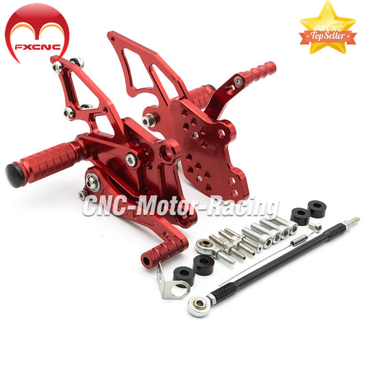 Red is suitable for adjusting the CNC foot spike gear pedal on for Kawasaki 300 250 2013 - 2017.