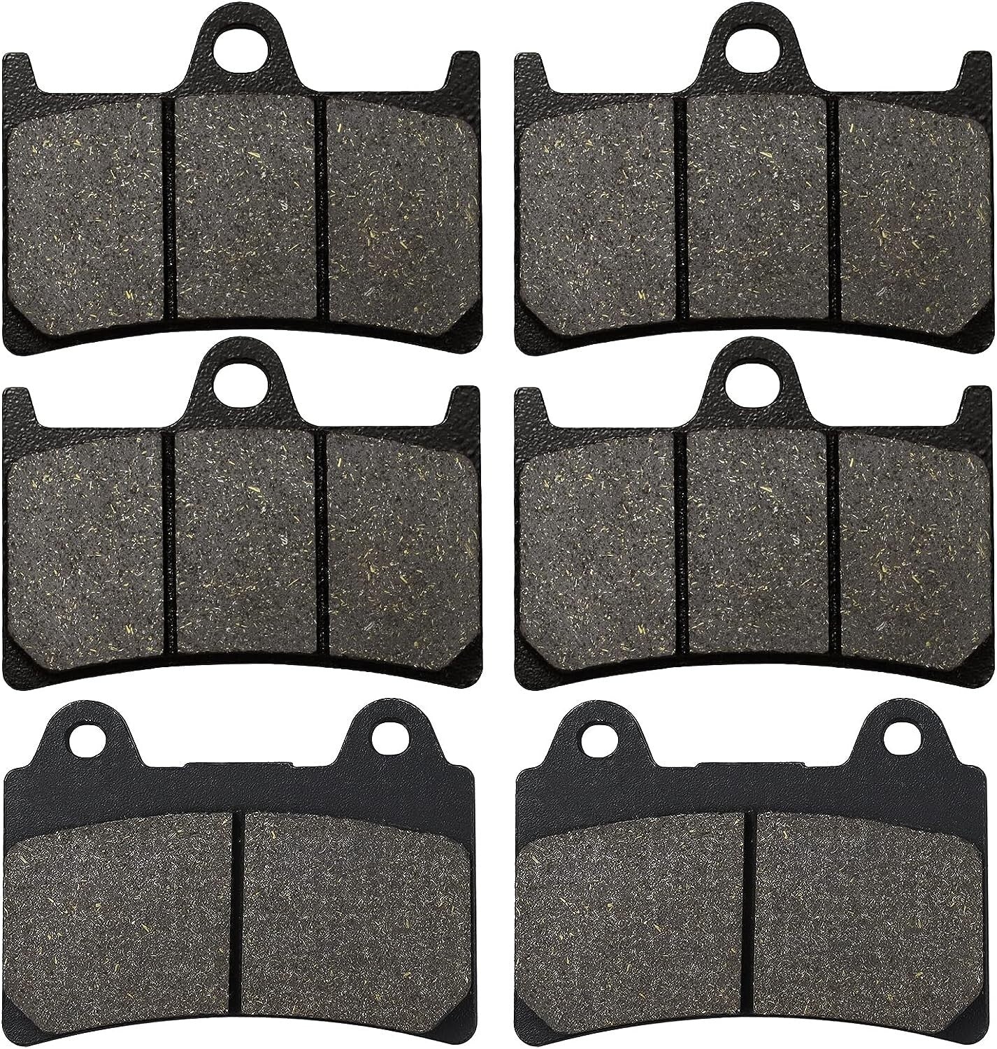 Front and Rear Brake Pads for YAMAHA Roadstar 1700 XV1700 2004-2009