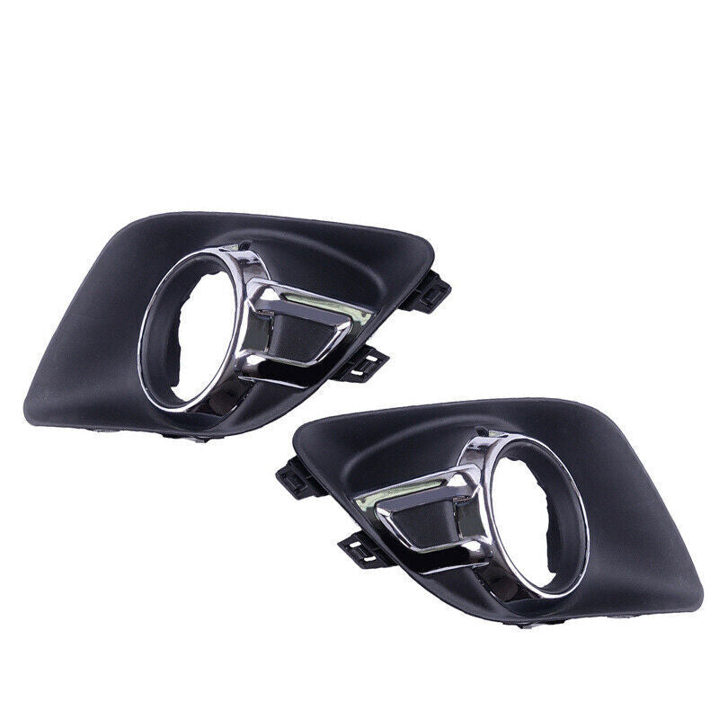 2PCS bumper Fog Lamp Bezel Cover for Mitsubishi Outlander Sport ASX RVR 2010-12