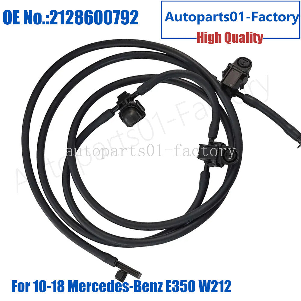 Windshield Wiper Washer Nozzle W/ Hose Line For 10-18 for Mercedes-Benz W212 E350