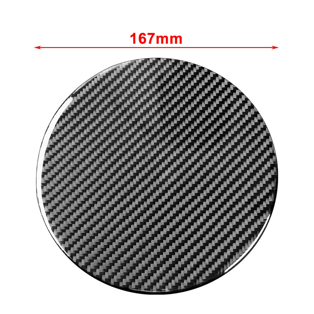 Carbon Fiber Fuel Tank Panel Cover Trim for Toyota Tundra 2014-2021