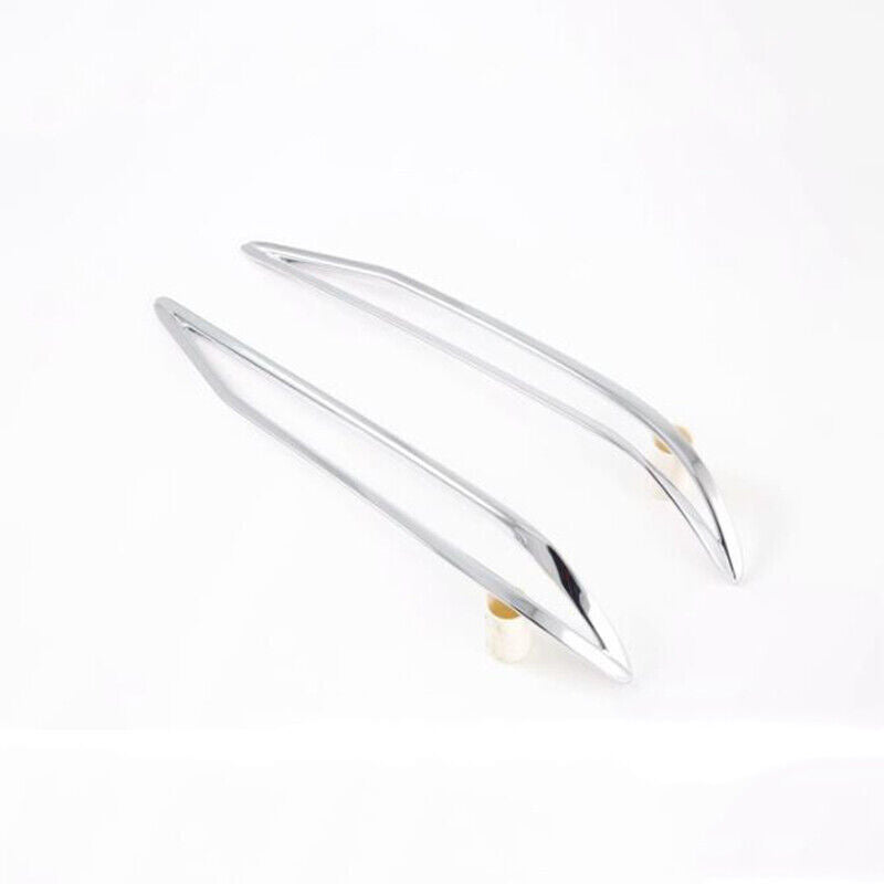 Chrome 2PCS Rear Fog Lamp Light Frame Cover Trim for Hyundai for Elantra 2021 2022