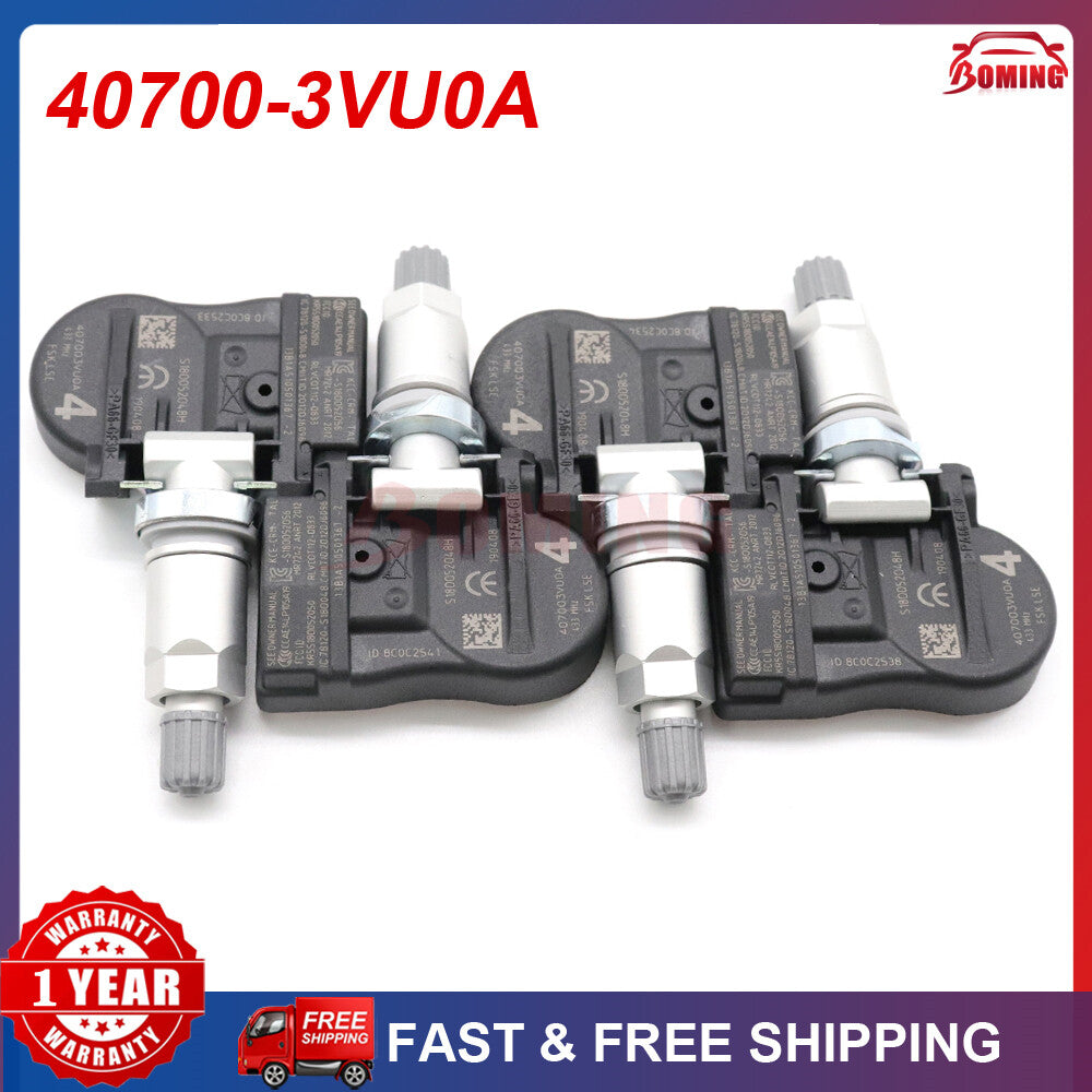 4Pcs Car New TPMS Tire Pressure Sensor for 2014-2017 for Nissan Rogue - 40700-3VU0A