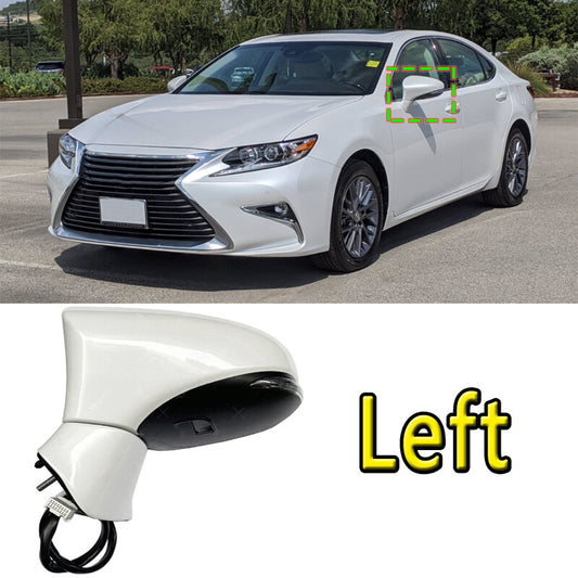 For 2013-2018 for Lexus ES350 Left Side View Power Door Mirror Heated W/Lamp