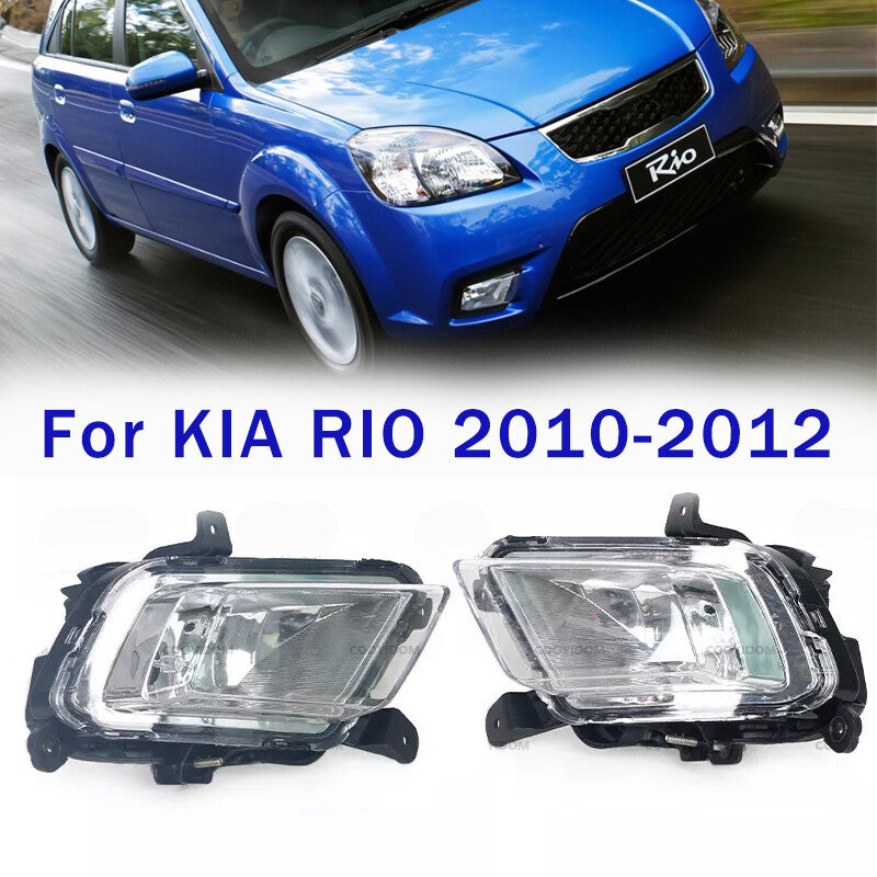 Pair for KIA RIO 2010 2011 2012 Front Bumper Driving Lamp Fog Lamp Left Right