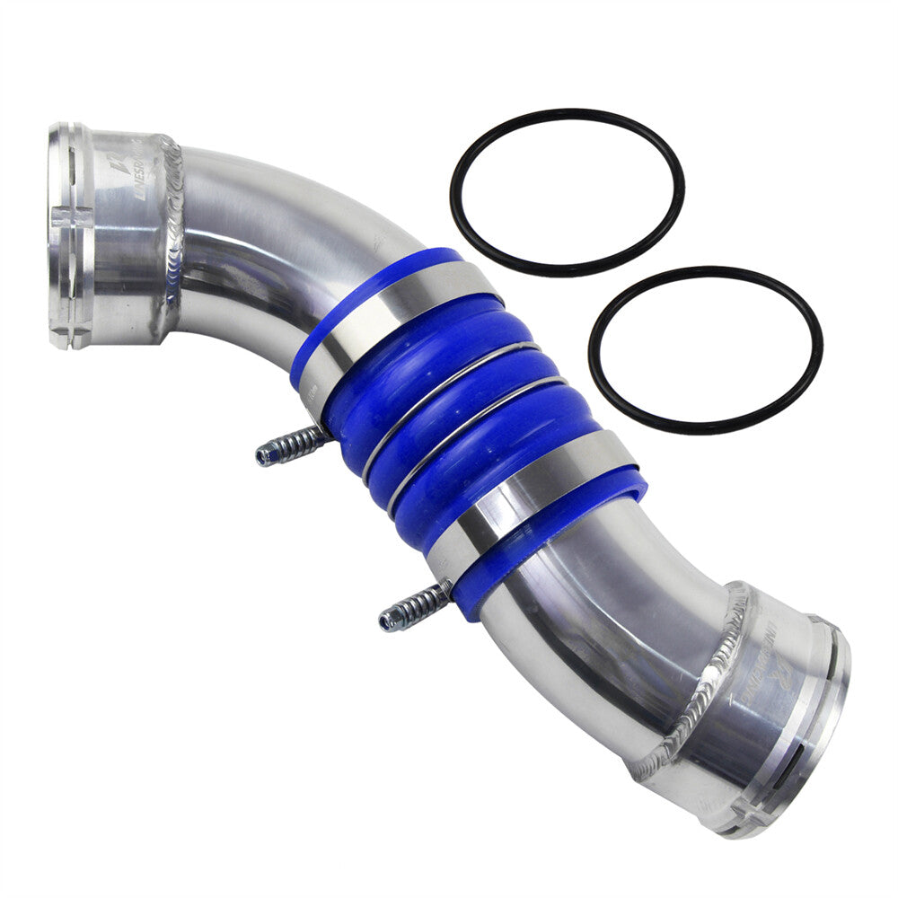 Cold-Side Intercooler Pipe Boot Kit For 06-10 for Chevy for GMC Duramax 6.6L Blue