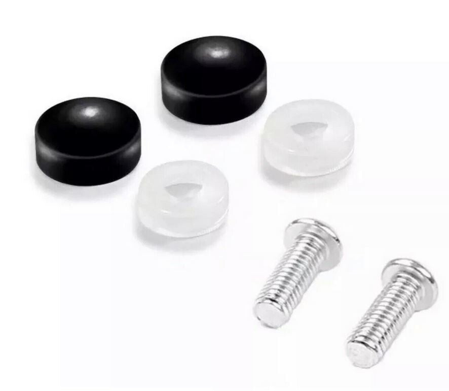 1 piece car license plate frame cover cap trunk black plastic suitable  for ford