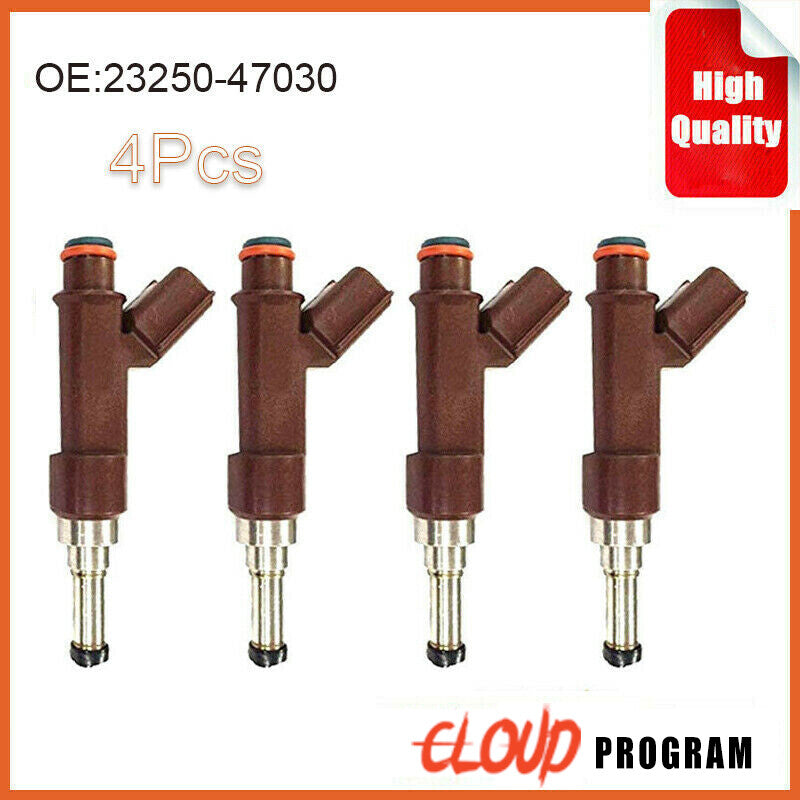 4pcs 23250-47030 High quality Fuel Injector Fits for Lexus NSP120 1NRFE 1.3L