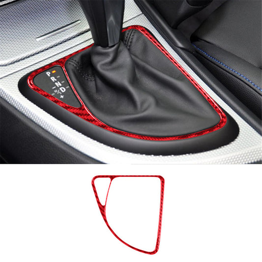 Red Gear Shift Frame Trim Cover for BMW 1 Series Convertible E82/E88 2008-2013