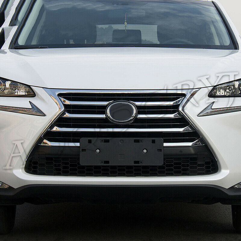 Chrome Front Bumper Grille Moulding Cover Trim for LEXUS NX200T 300H 200 2012-17