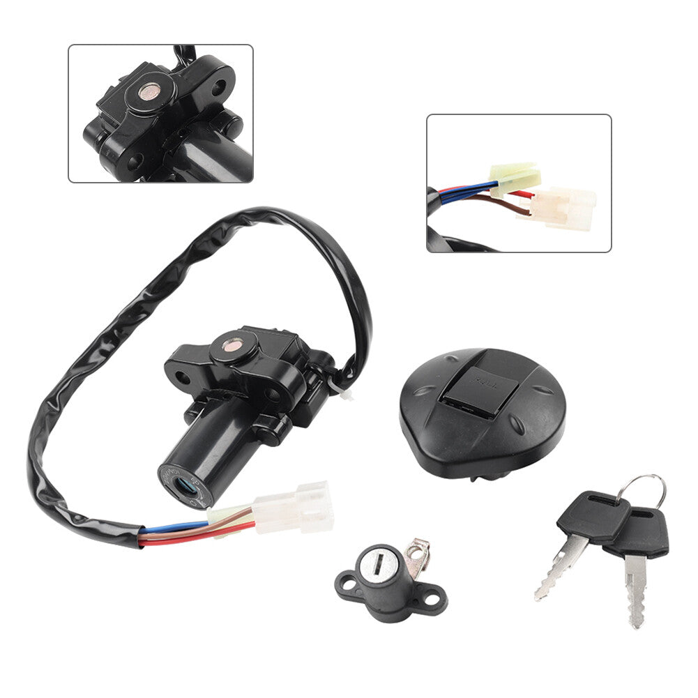 Ignition Switch Fuel Gas Cap for Seat Lock Key for Yamaha XT660R XT660X 04-2011/14