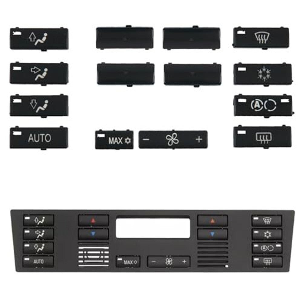 Air Con Heater Climate Ventilation Contral Button Switch Set for Bmw E39 X5 E53