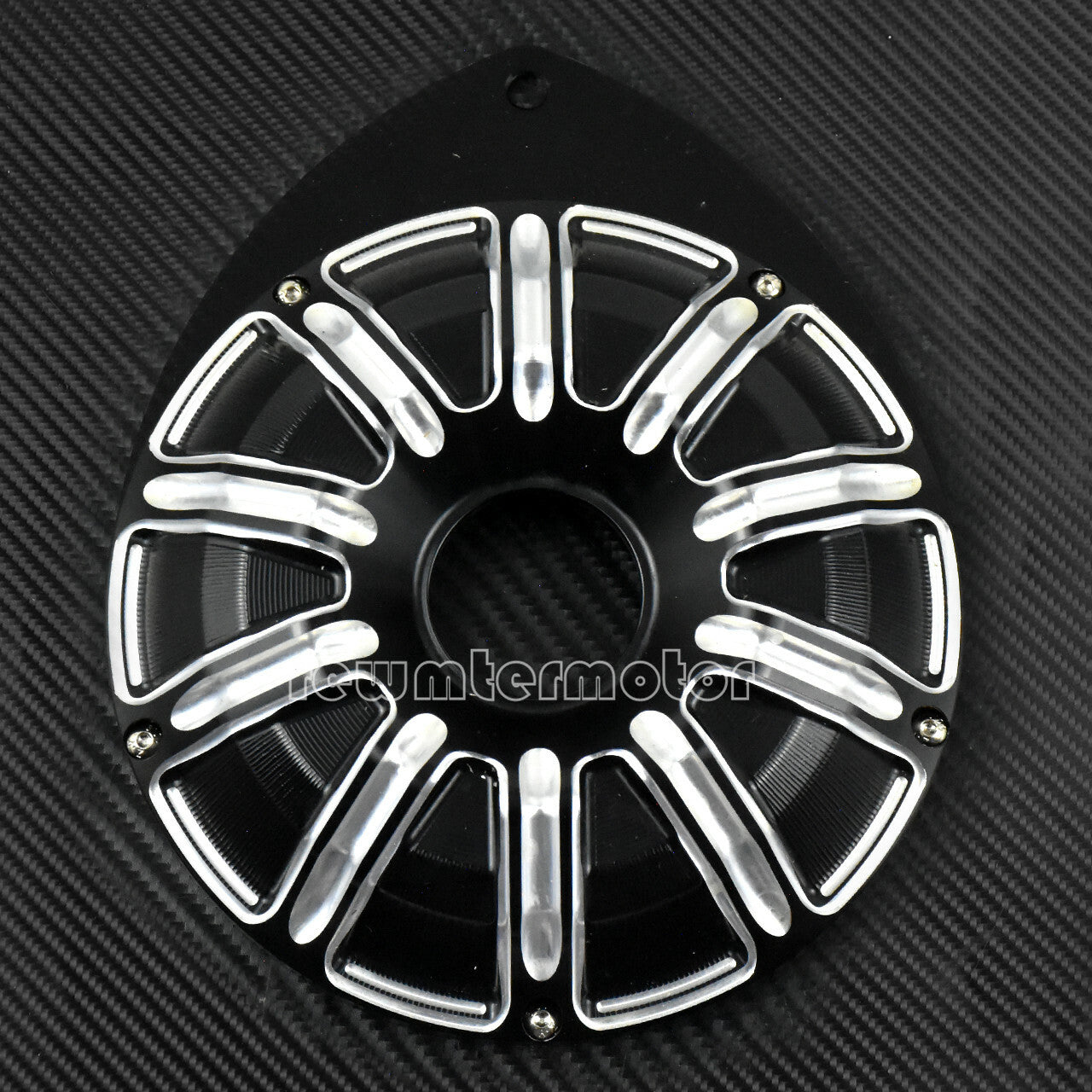 Motorcycle CNC Left Hand Engine Ignition Cover Fit For Indian Scout 15-up Black