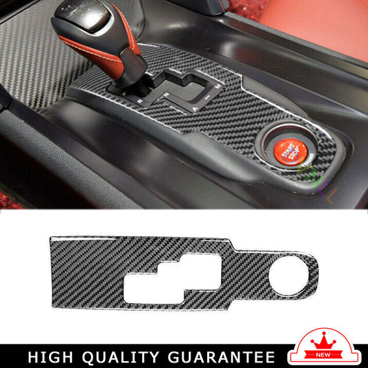 Middle Console Gear Shift Panel Trim Fit for Nissan GTR R35 2009-16 Carbon Fiber