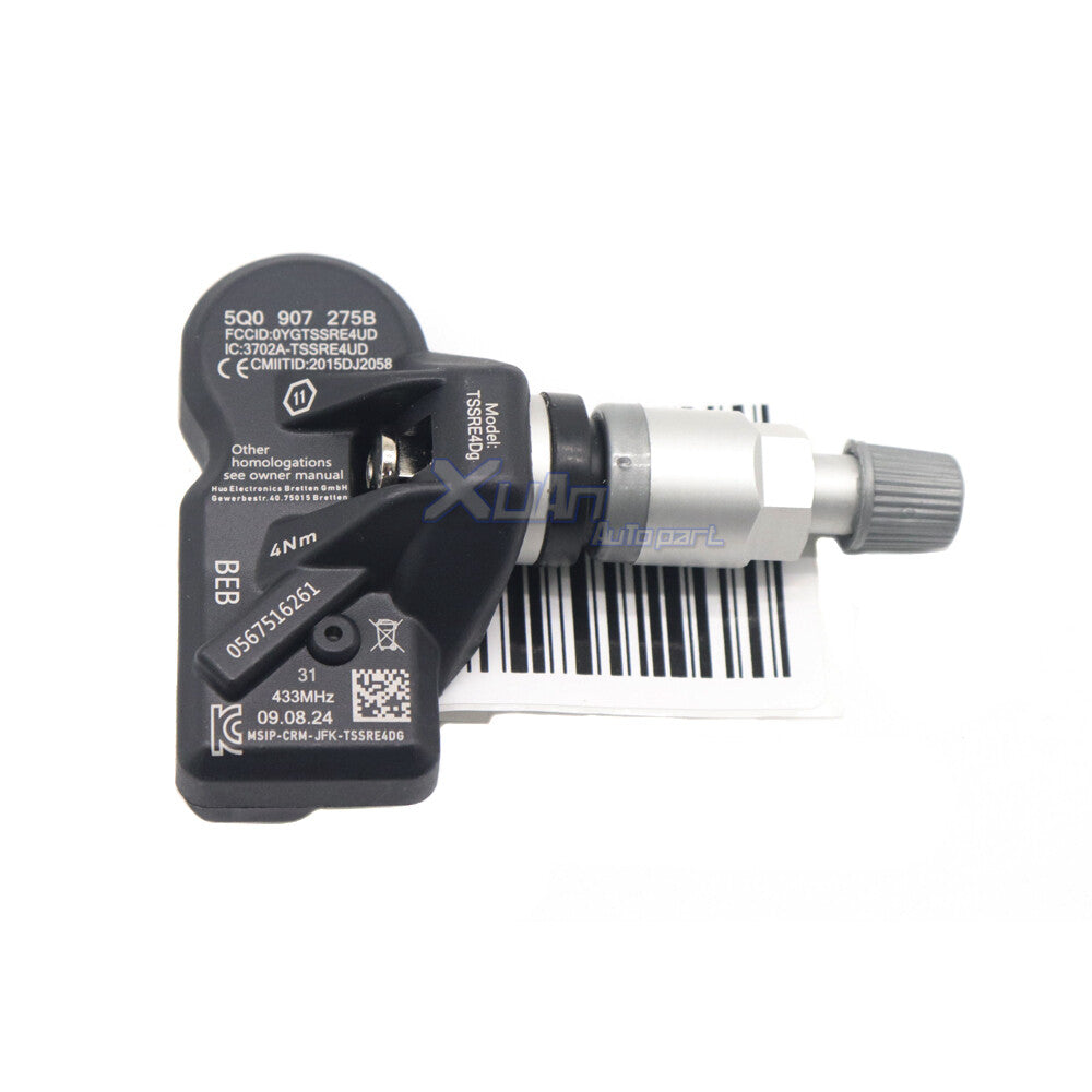 5Q0907275B 4x Tire Pressure Sensor (TMPS) for Audi Q7, for Bentley , for Porsche , for Volkswagen