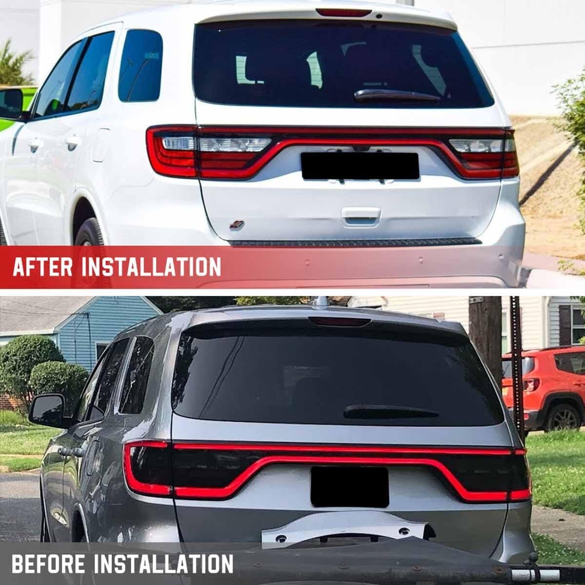 Camera Hole LED Tail Light Lamp Liftgate For 2014-2022 for Dodge Durango 68453659AA